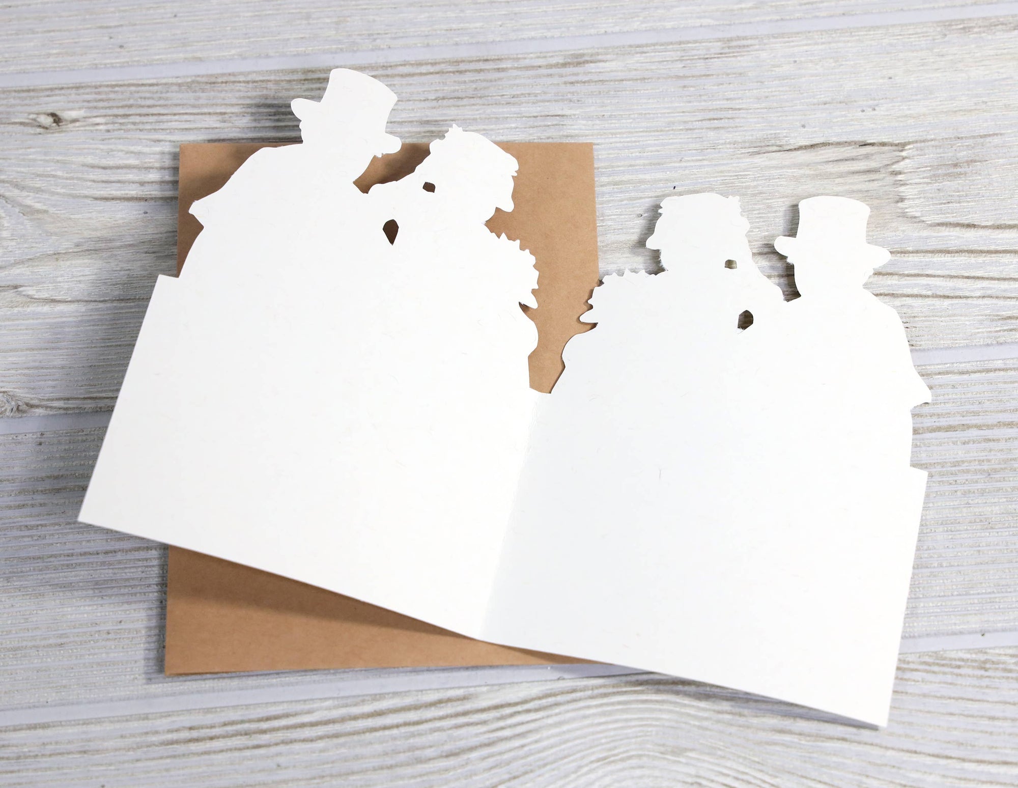 Macabre Wedding Engagement Card