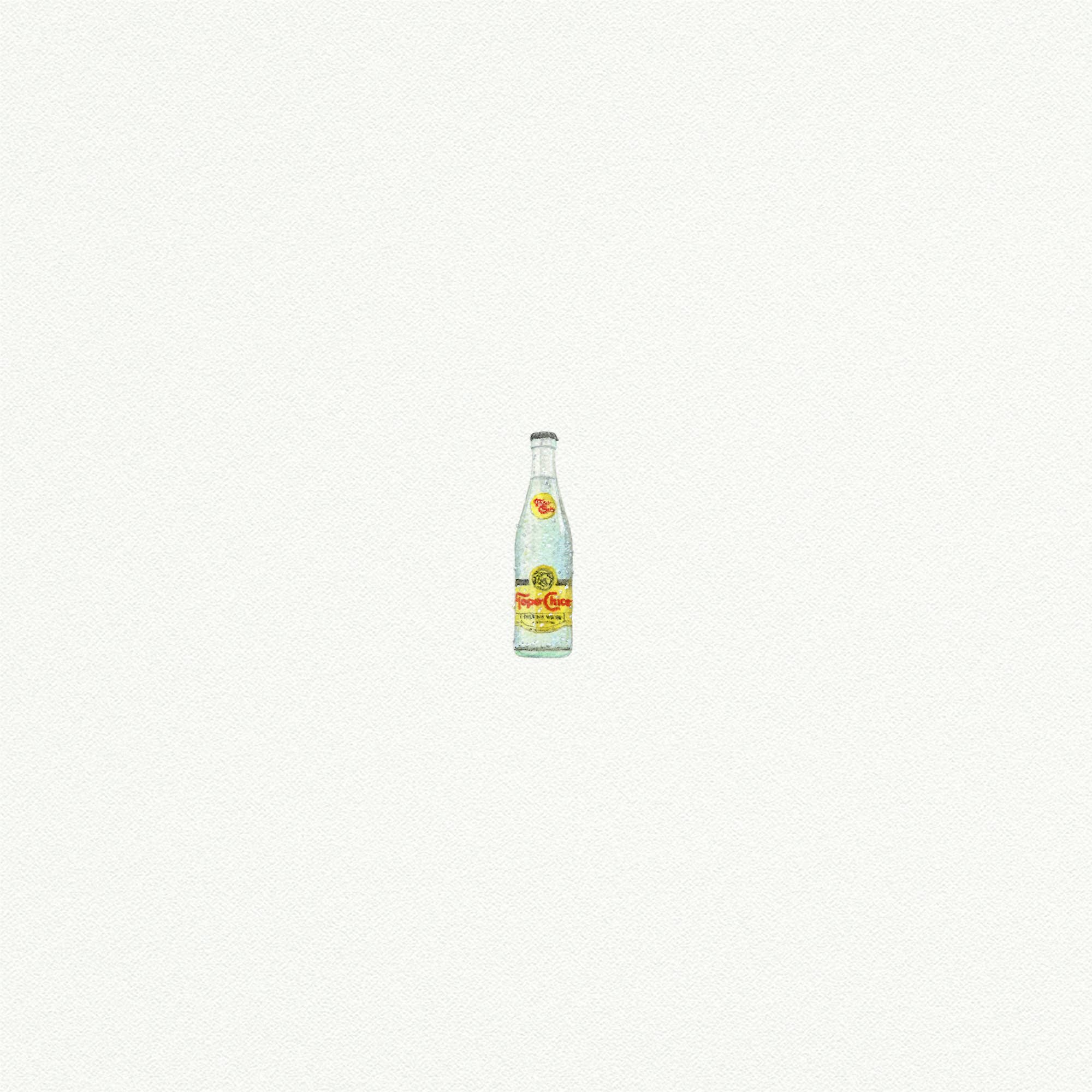 Topo Chico Miniature Watercolor Painting