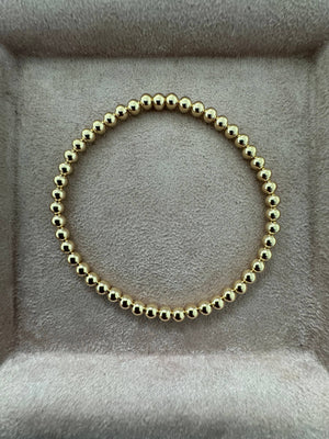 4MM Classic Ball Bead Bracelet