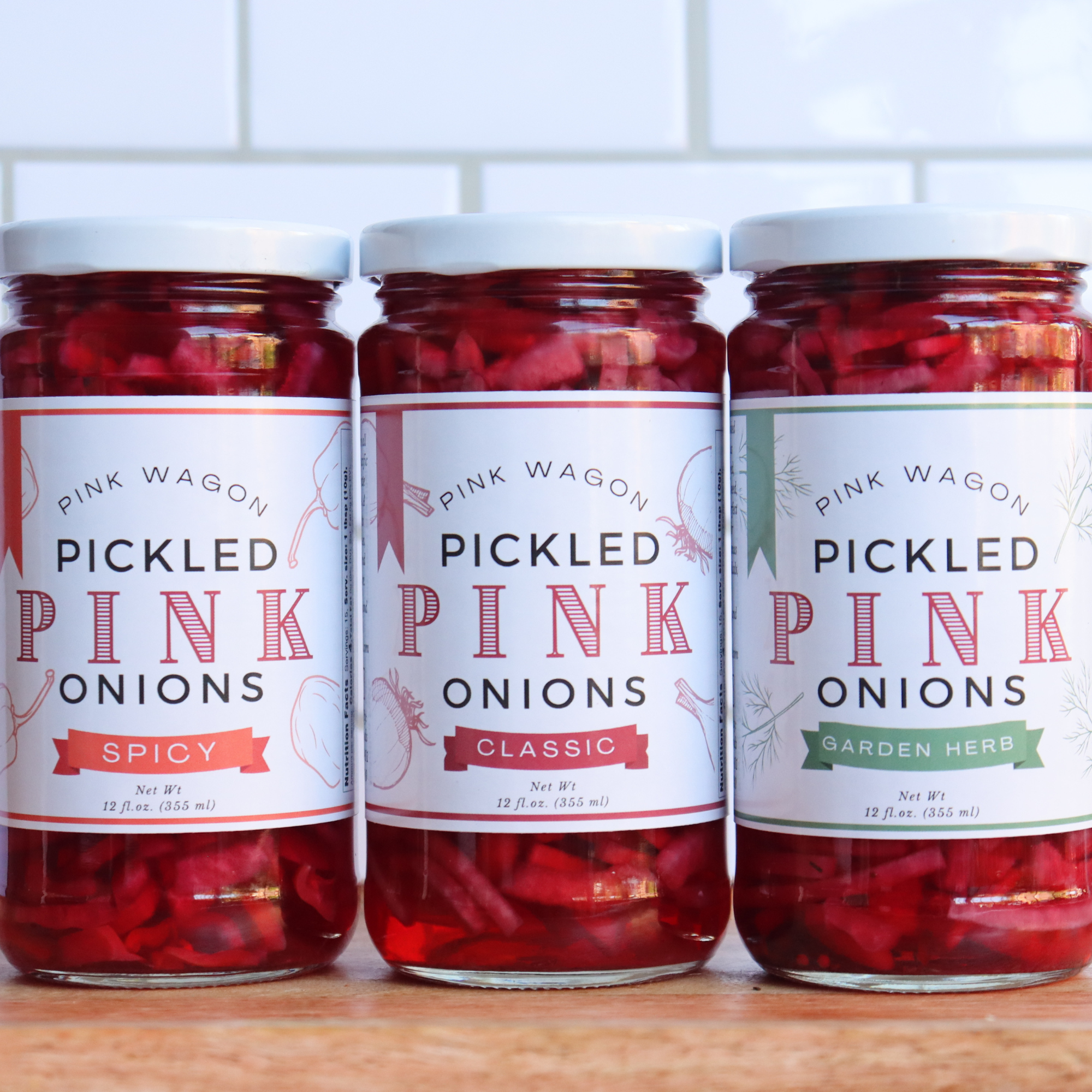 Pickled Pink Onions