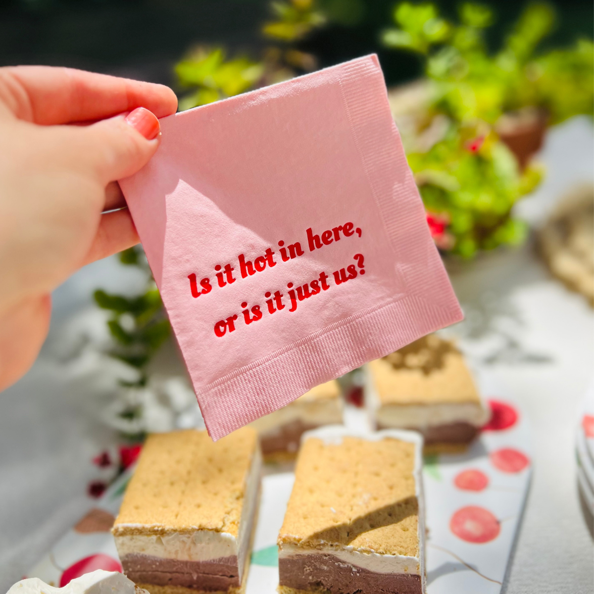 Is It Hot In Here Or Is It Just Us? Cocktail Napkins