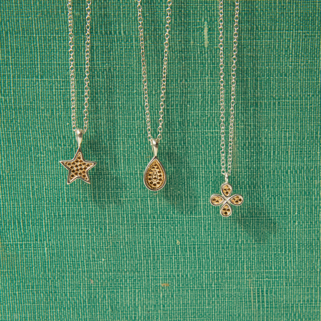 Mini Clover Necklace - Reversible