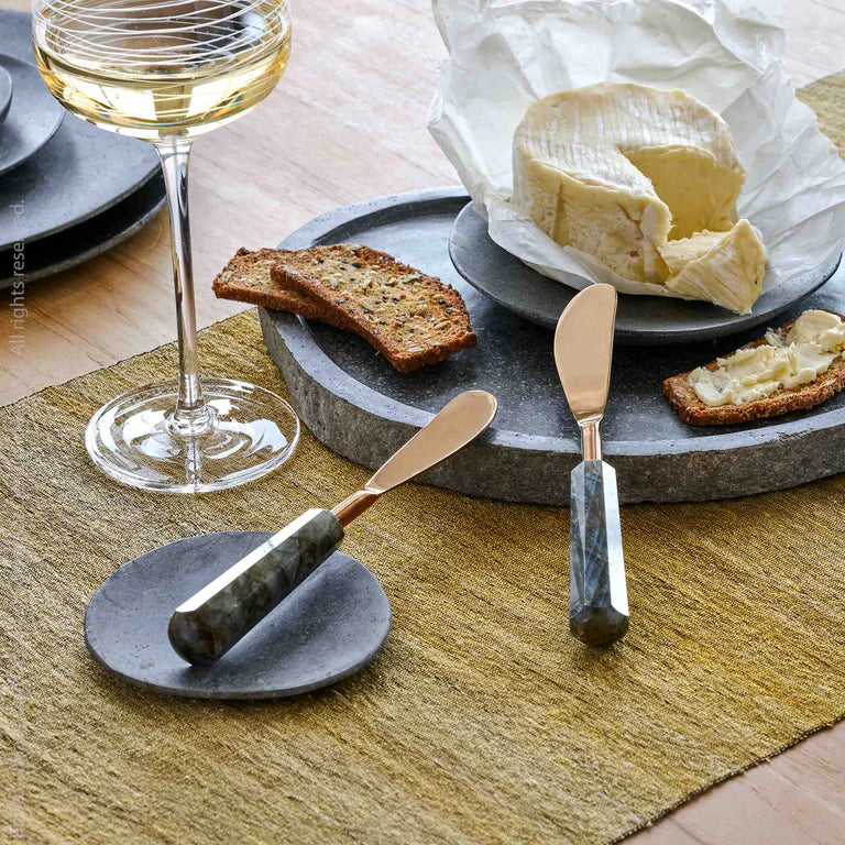 Labradorite Cheese Knifes