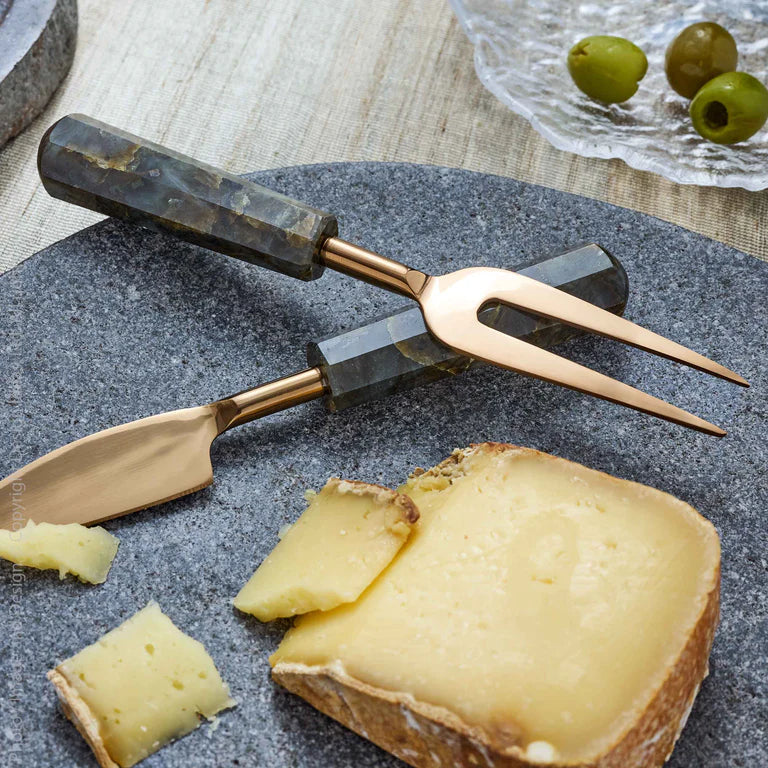 Labradorite Cheese Knifes