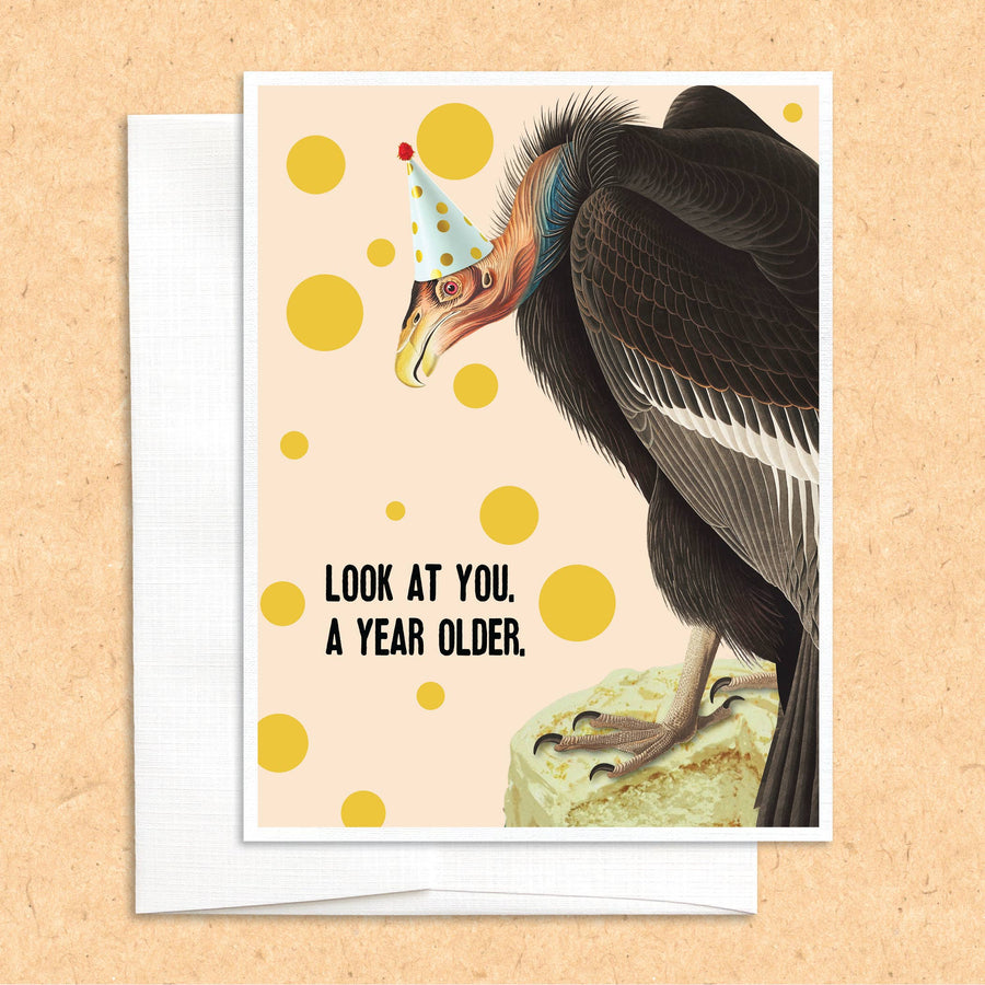 Vulture Birthday Card