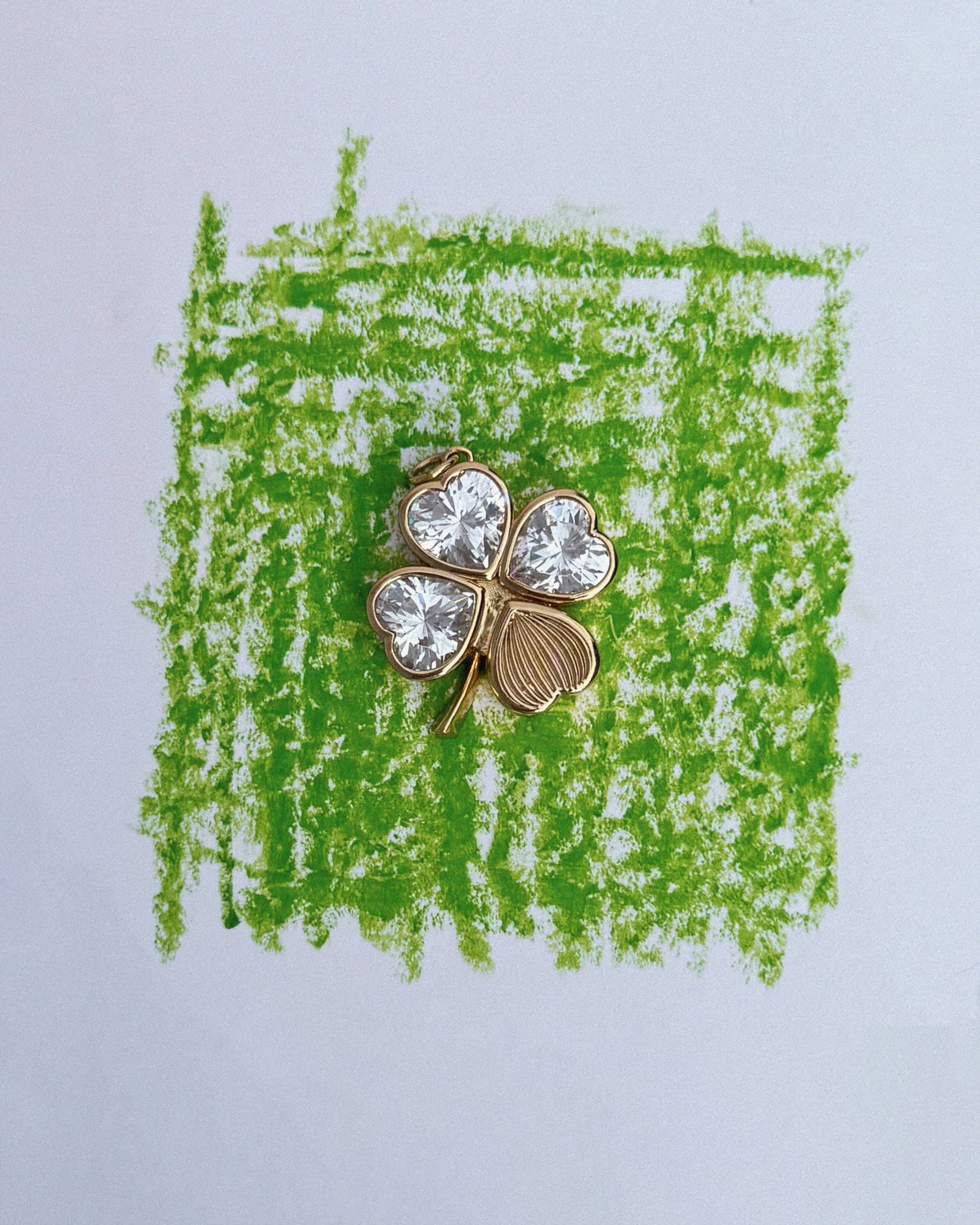 Perry Four-Leaf Clover Locket Charm