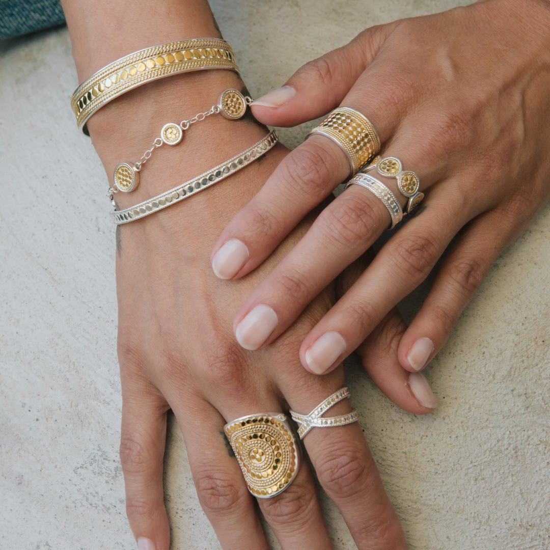 Silver Classic Stacking Cuff