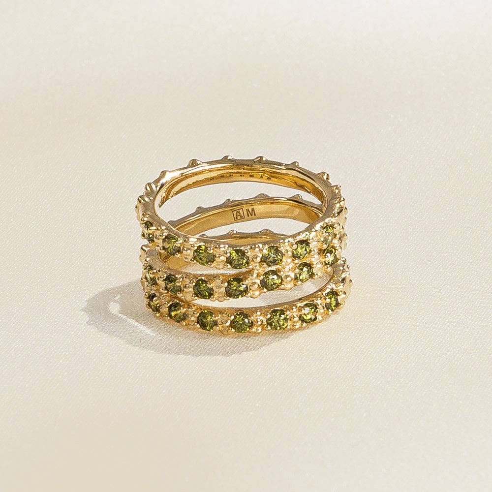 Amalia Green Ring