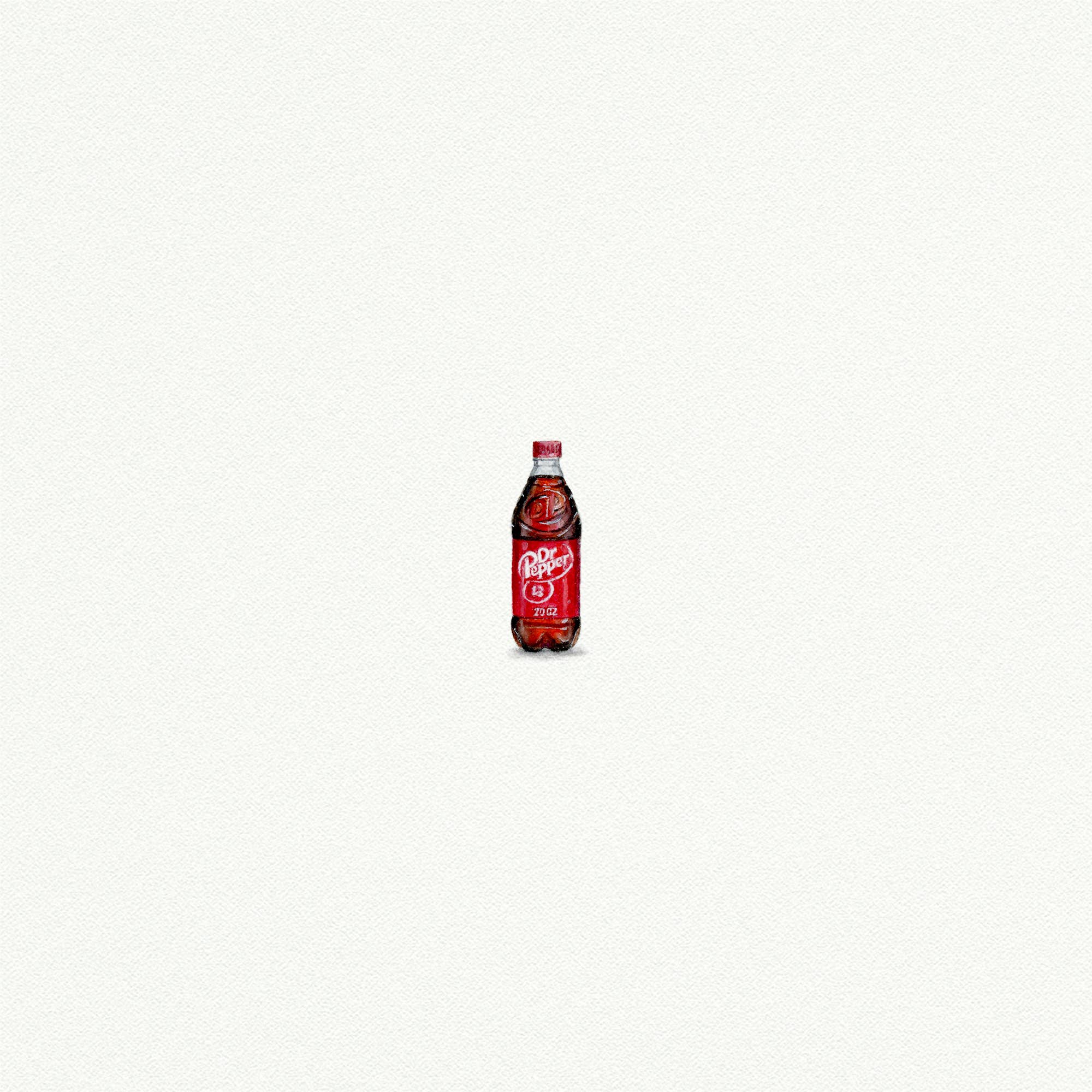 Dr Pepper Miniature Watercolor Print