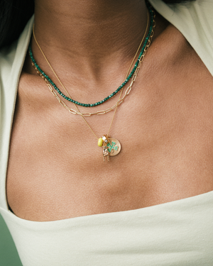 Evening Primrose Joelle Enamel Charm Spacer