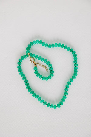 Jade Beaded Necklace