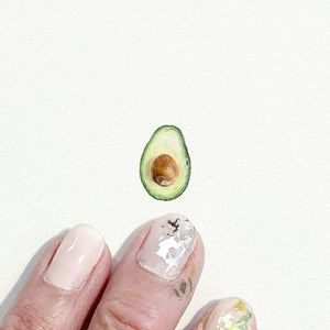 Avocado Miniature Watercolor Print