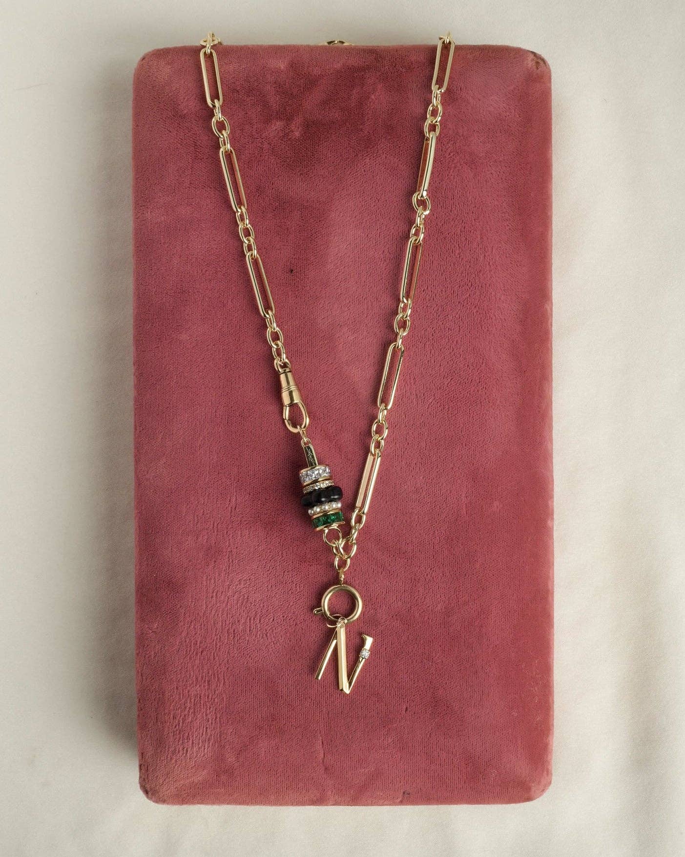 Liam Space Bar Chain Necklace