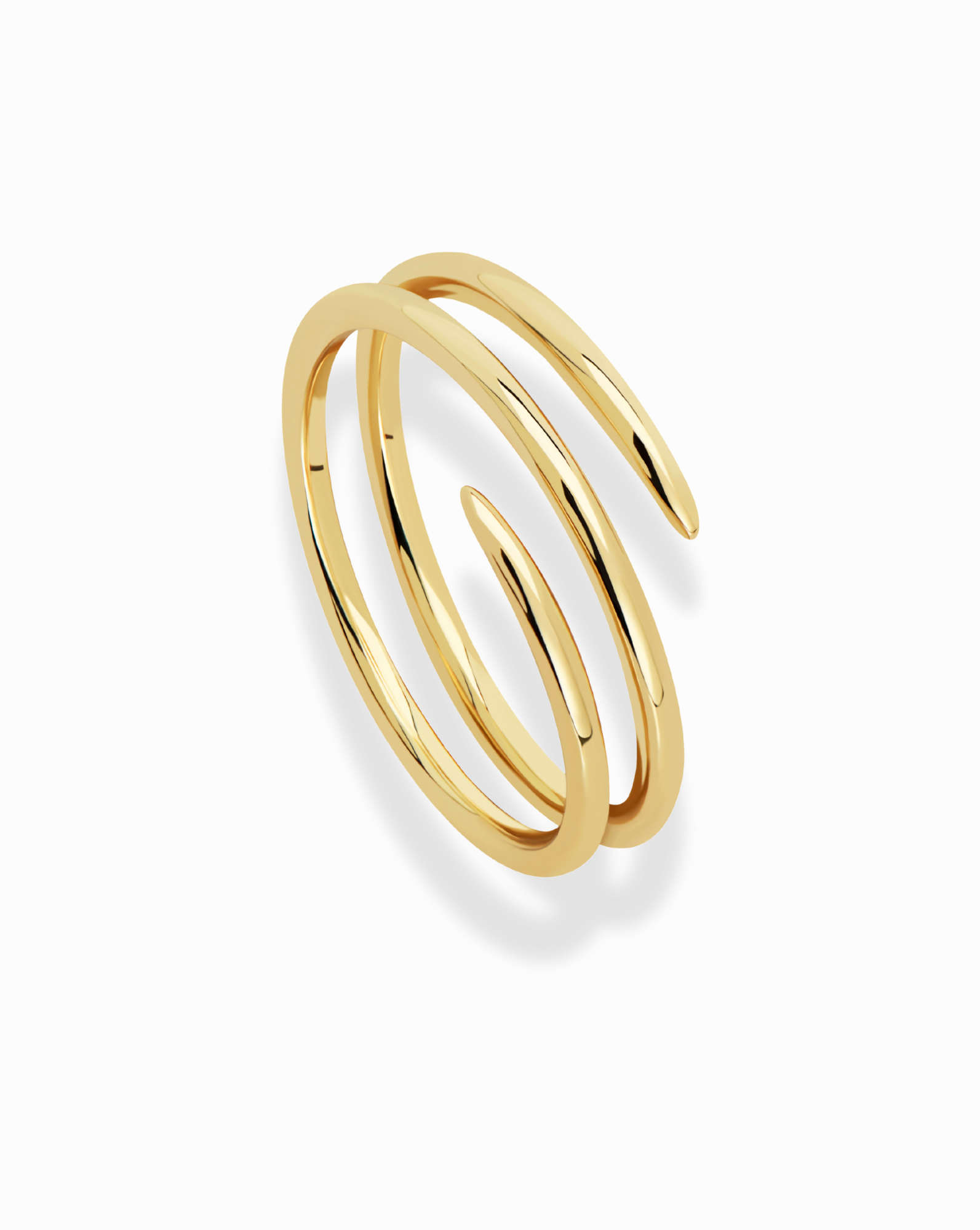 Gold Greer Spiral Ring