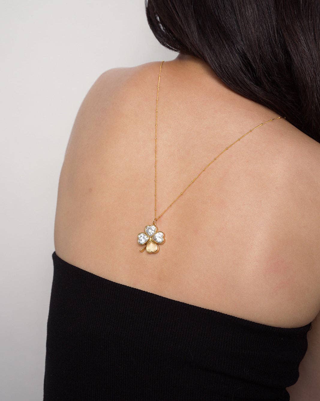Perry Four-Leaf Clover Locket Charm