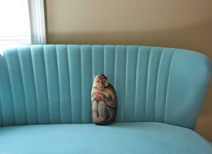 Vintage Monkey Pillow