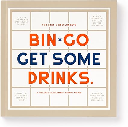 Bin-Go Get Some Drinks: A People-Watching Bingo Game