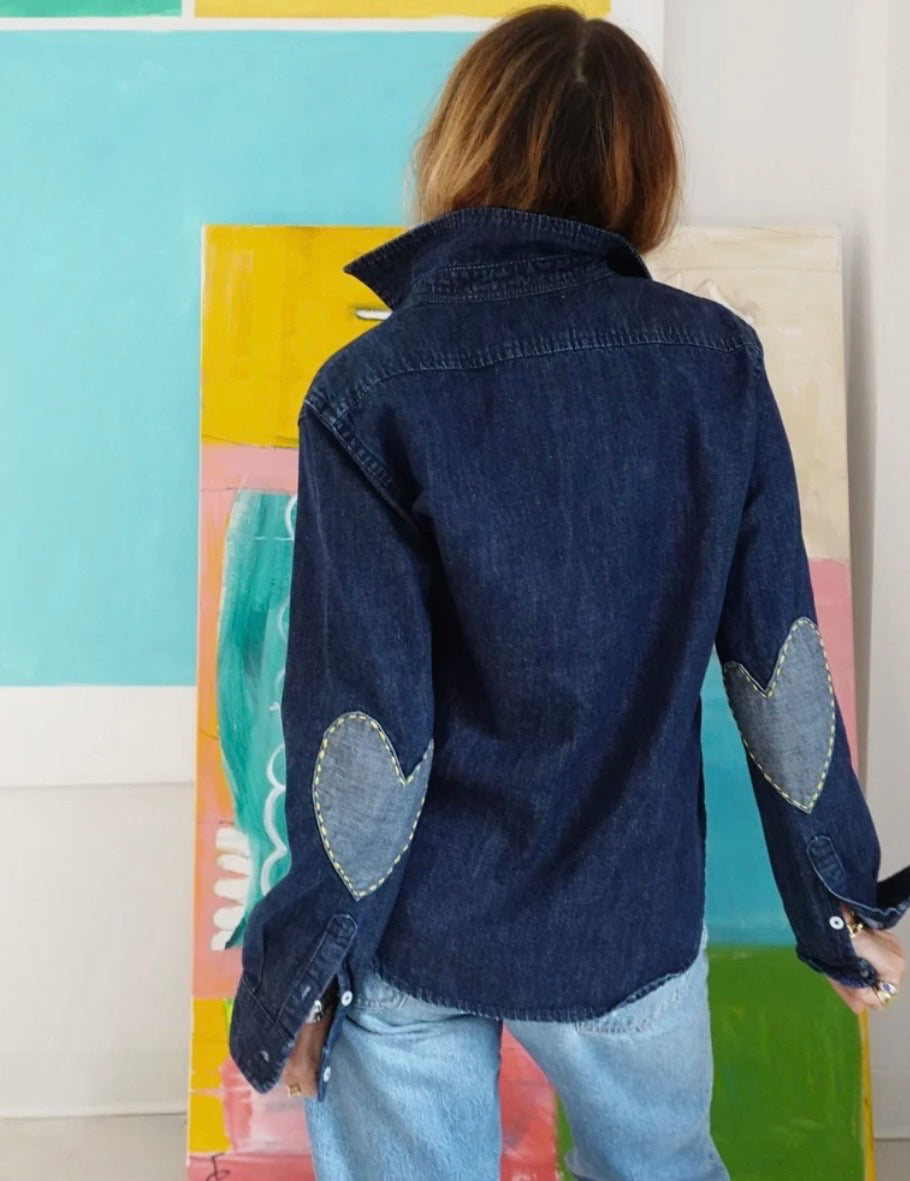 Dark Rinse Keaton Denim Shirt