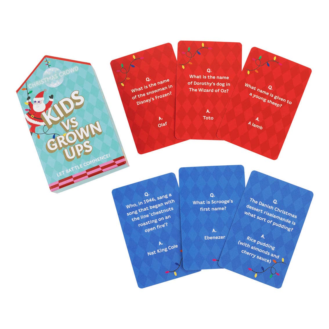 Santa Kids vs Grown Ups Family Game