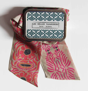 Camelia Fuchsia Scarf