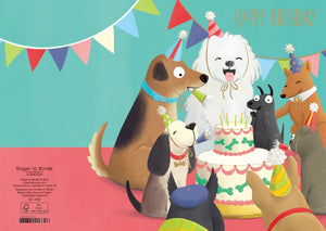Celebrating Dogs Birthday Card
