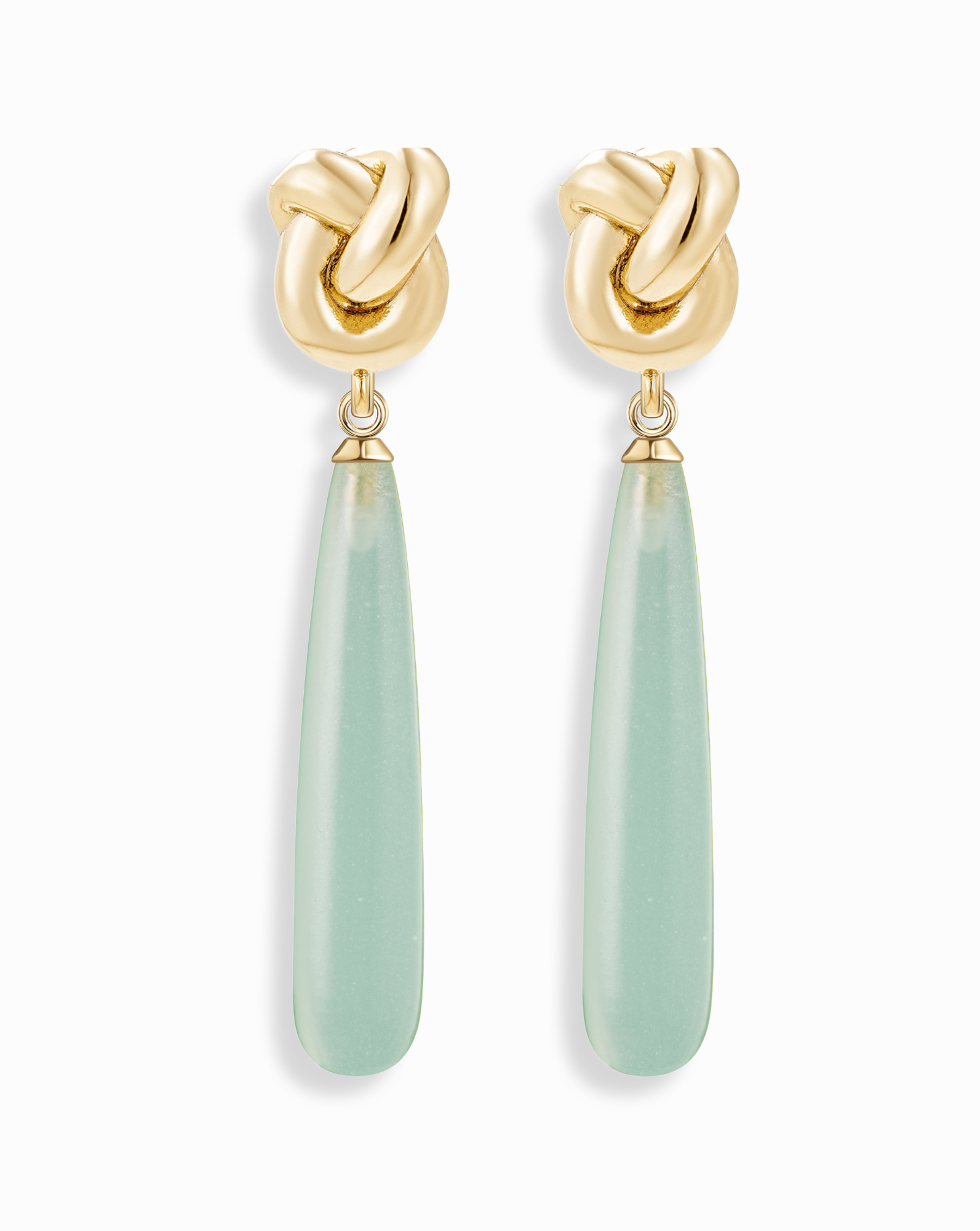 Nicole Chalcedony Gemstone Earrings