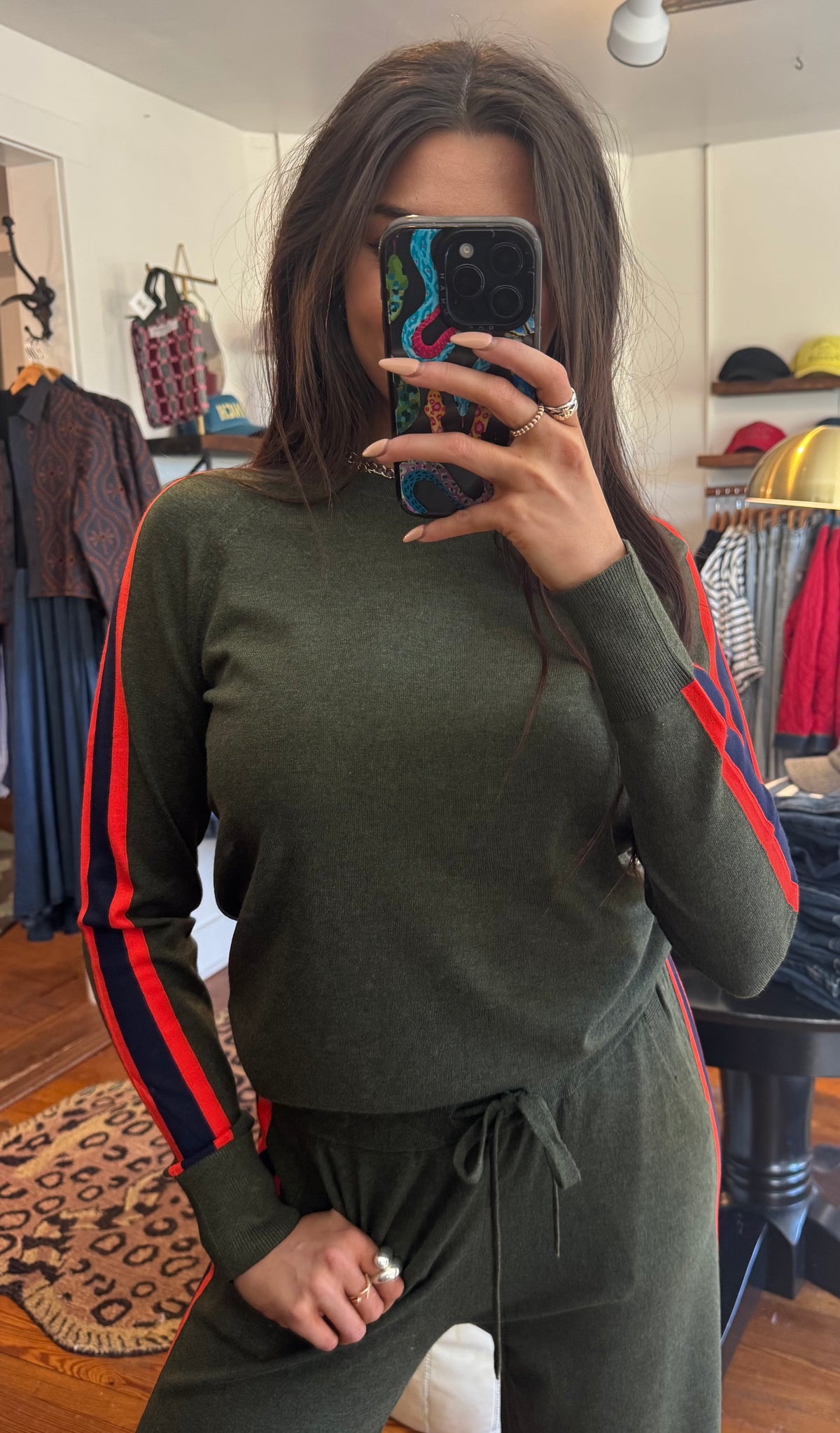 Military Crewneck Sweatshirt