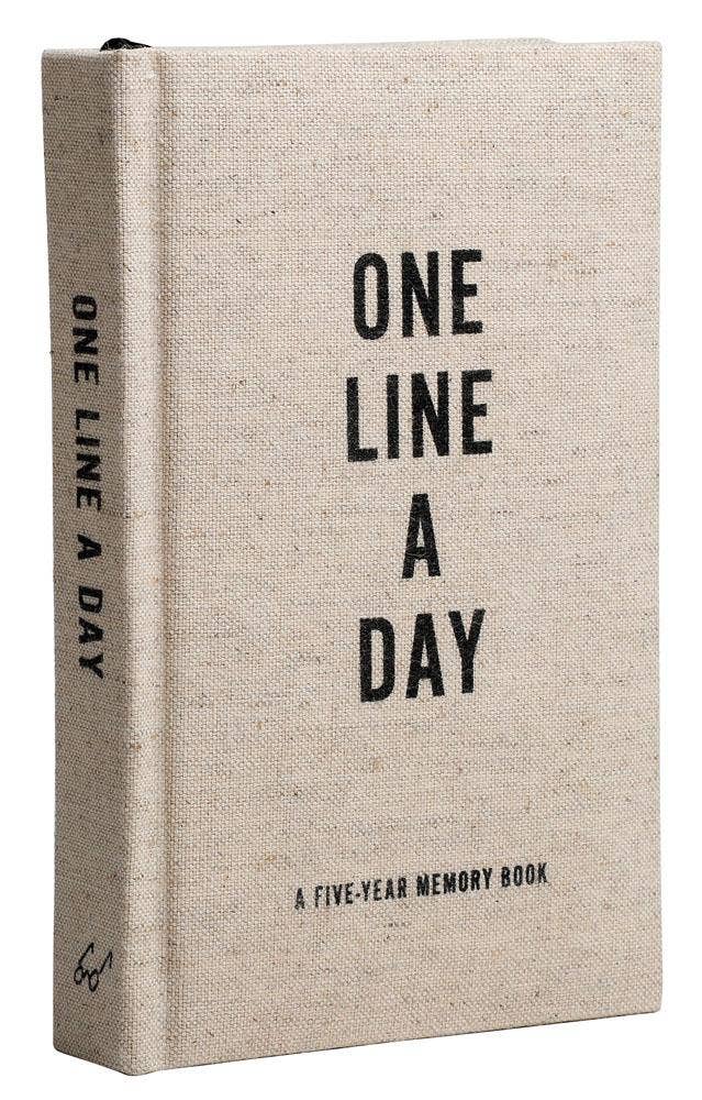 One Line a Day Canvas Journal