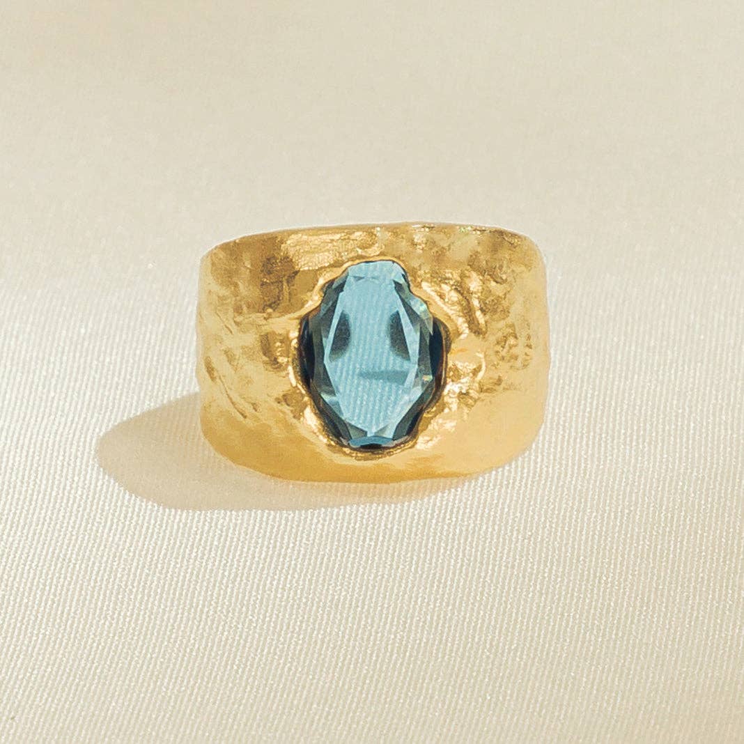 Carmen Cerulean Blue Ring