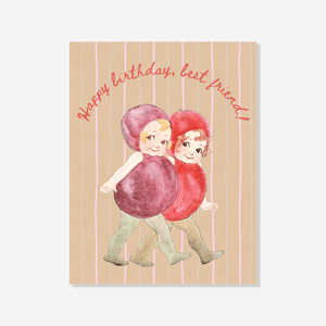 Plum Head Best Friends Card