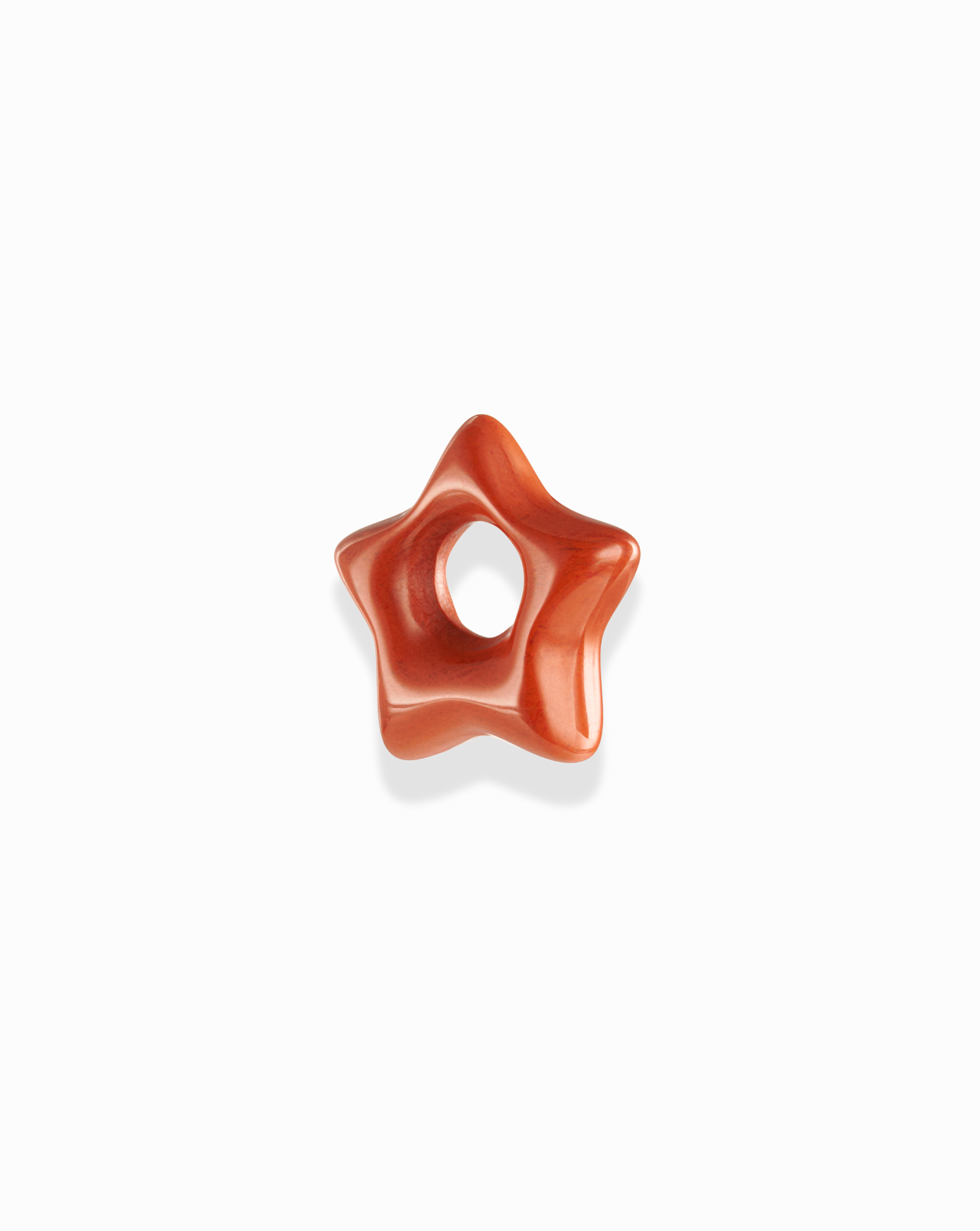 Red Jade Maia Star Spacer