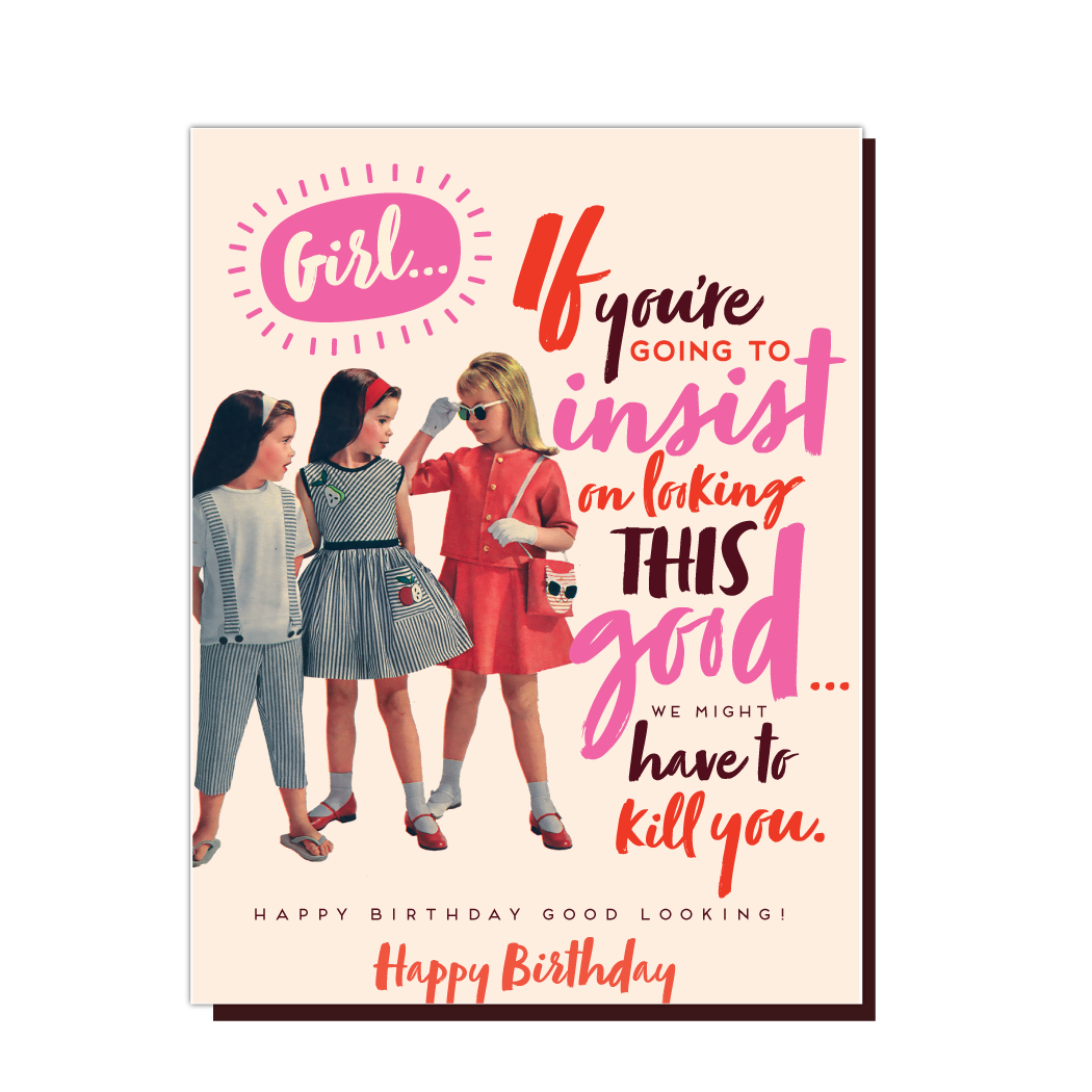 Kill You Birthday Card