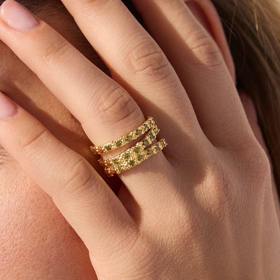 Amalia Green Ring