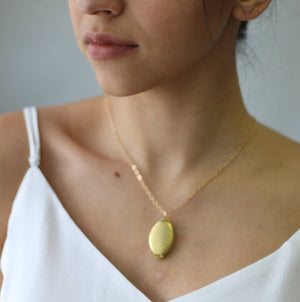 Family Tree Folding Locket Necklace