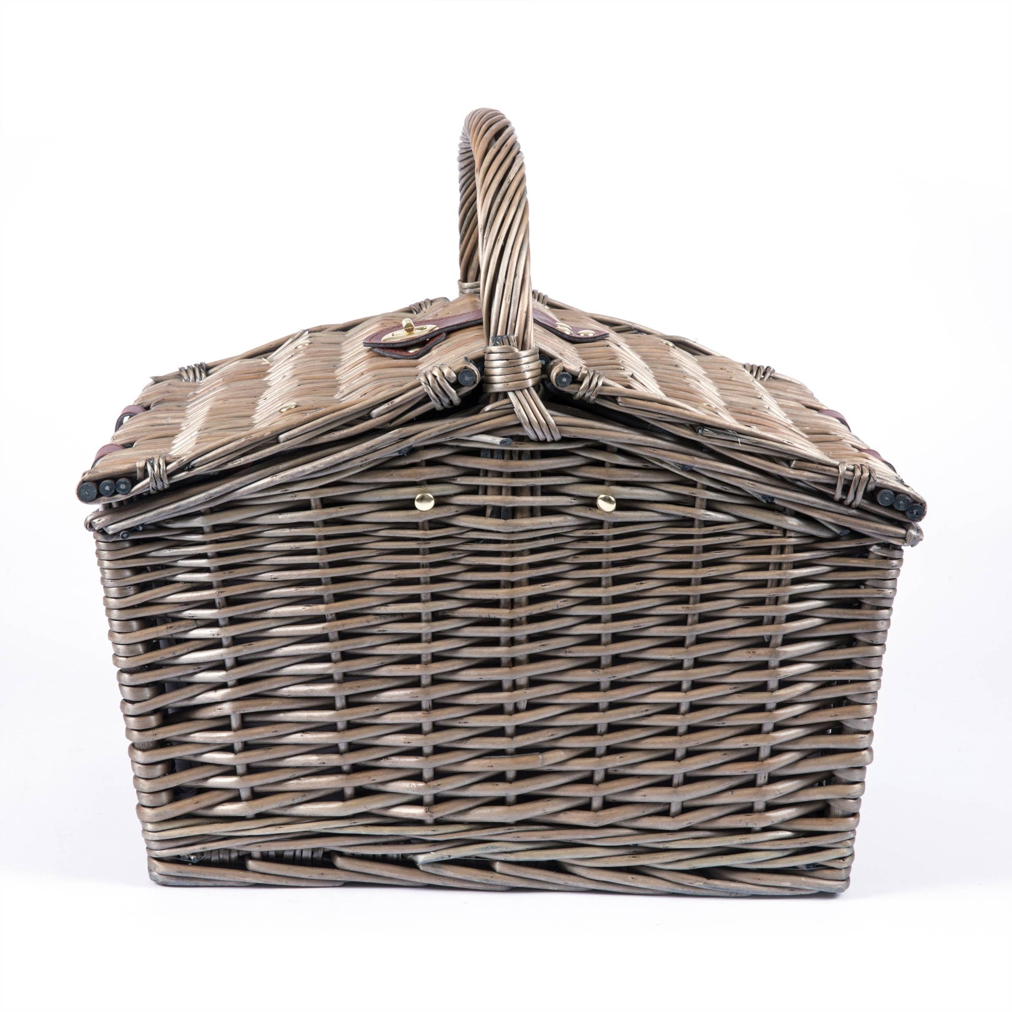 Gray Piccadilly Picnic Basket for 2