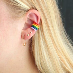 Gold Tiny Star Studs