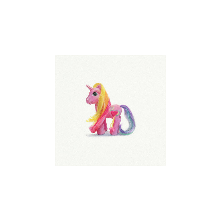 My Little Pony Miniature Watercolor Print