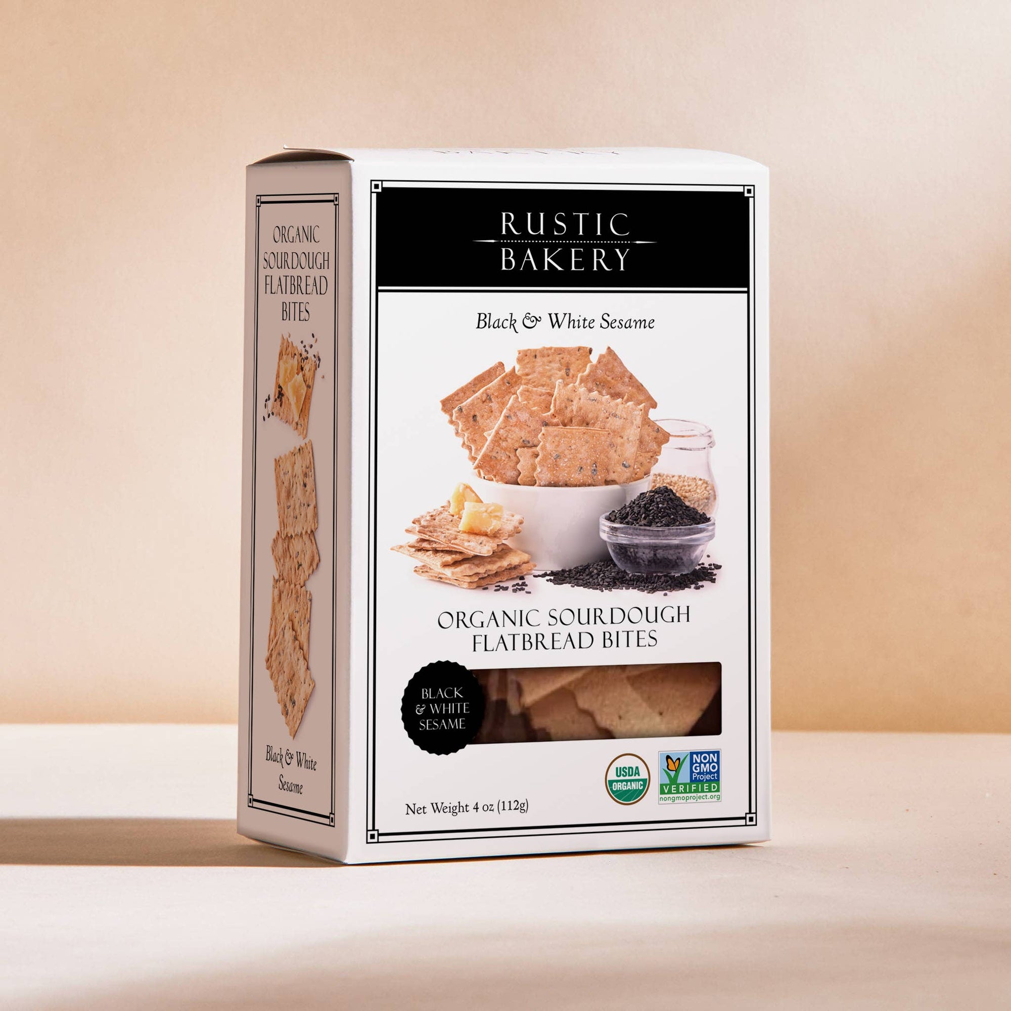 Black & White Sesame Biscuit Bites