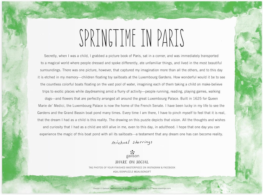Springtime in Paris Puzzle