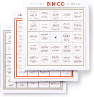 Bin-Go Get Some Drinks: A People-Watching Bingo Game