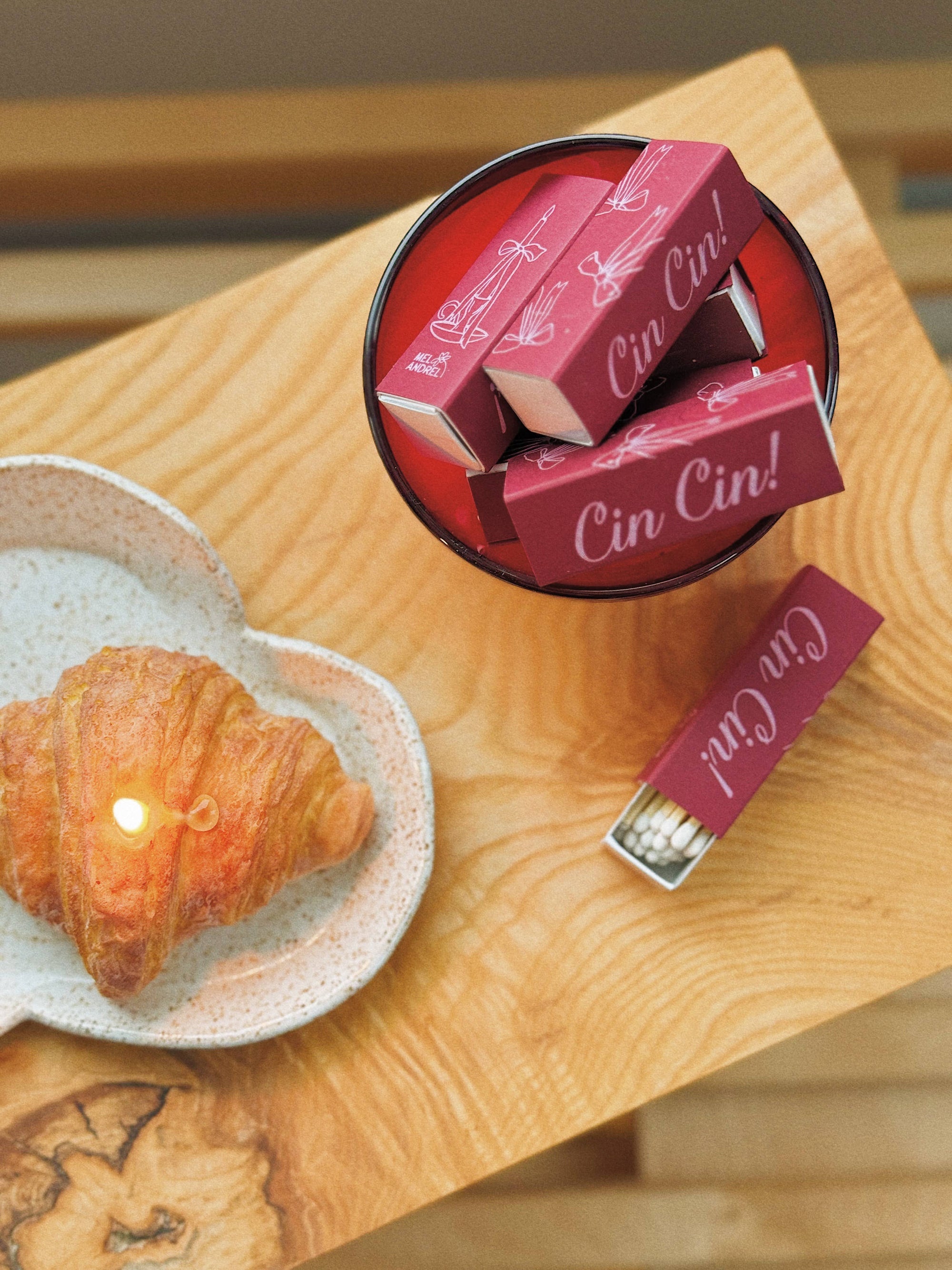 "Cin Cin" Matches - Everyday Lipstick Matchbox