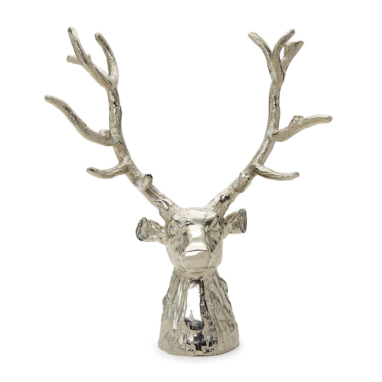Silver Deer Head