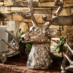Silver Deer Head