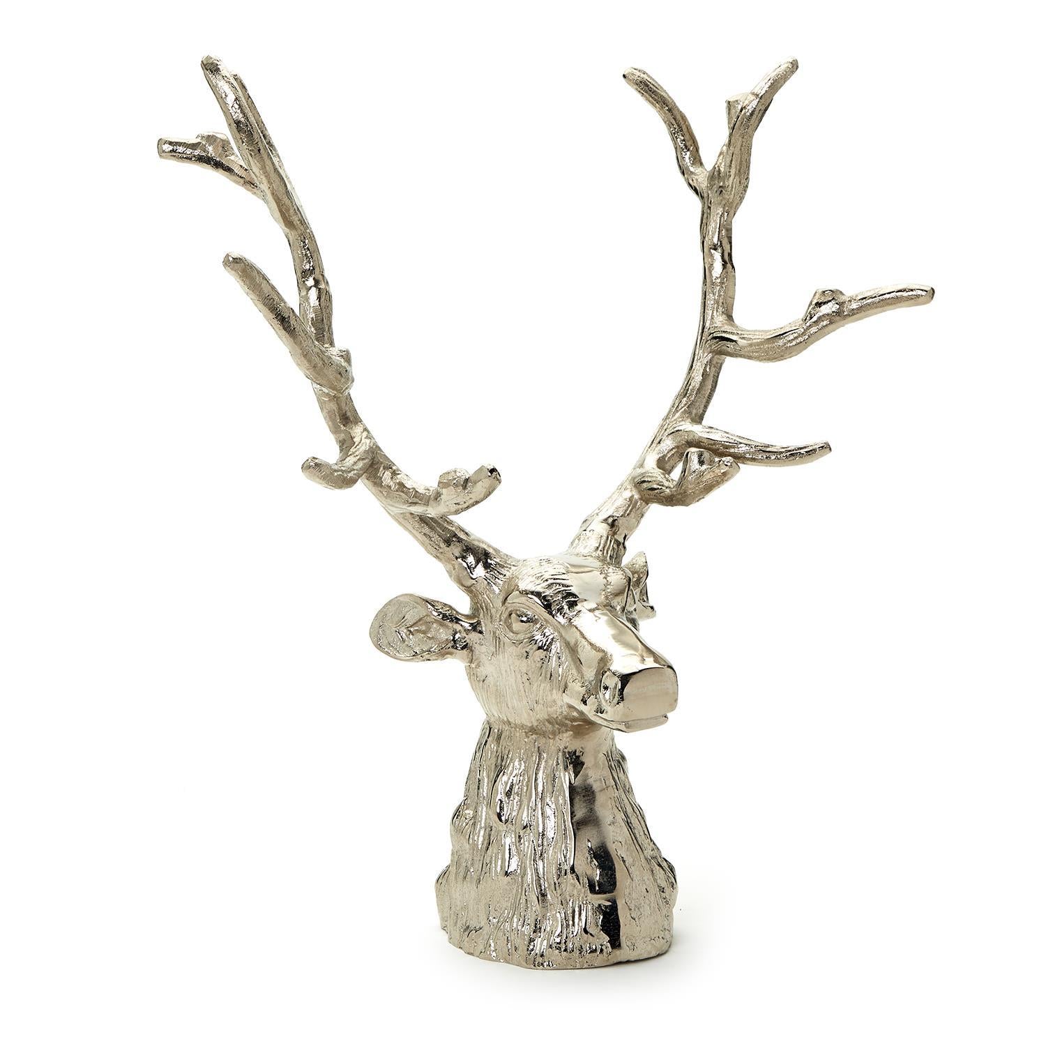 Silver Deer Head