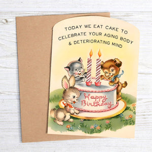 Today We Eat Cake Birthday Card