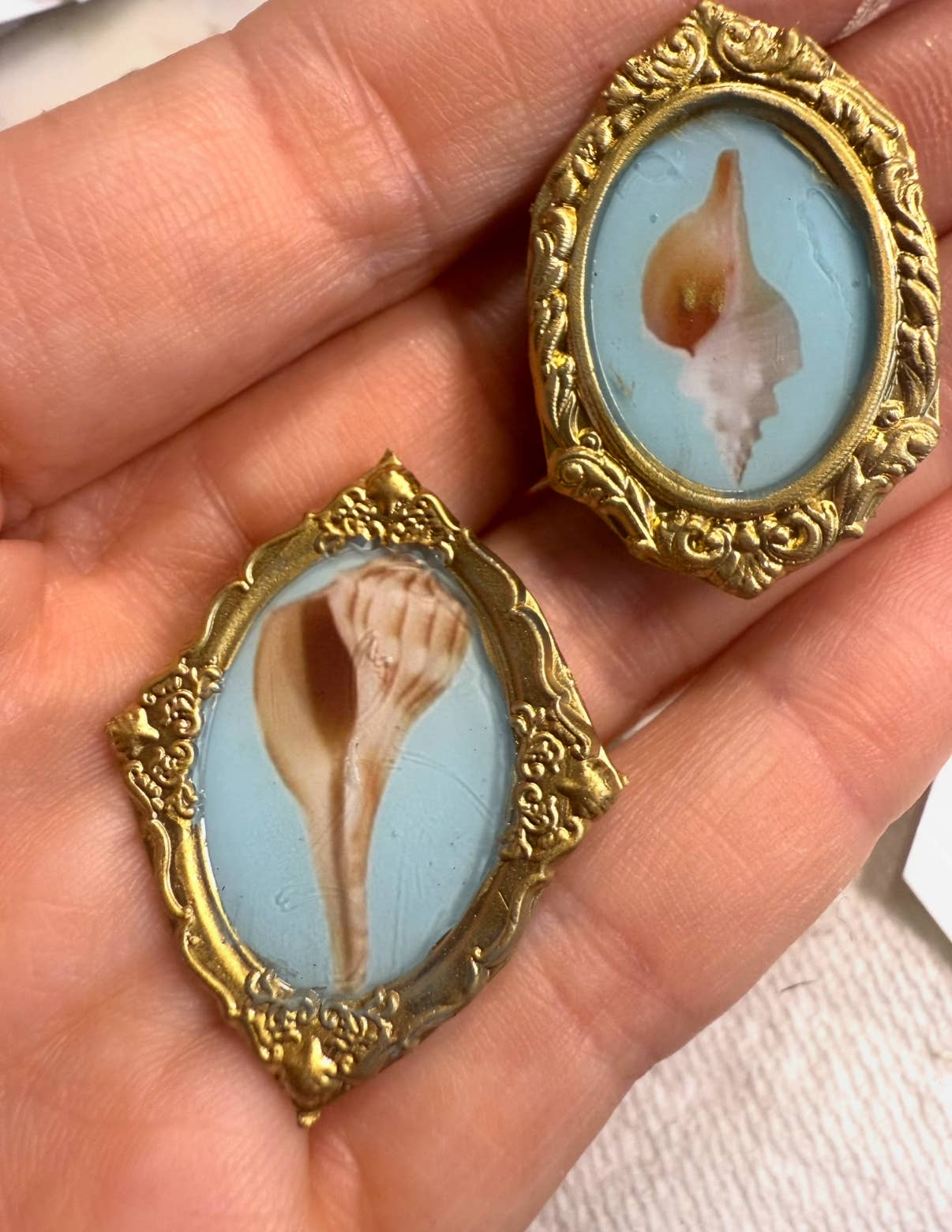 Miniature Framed Shells Magnets