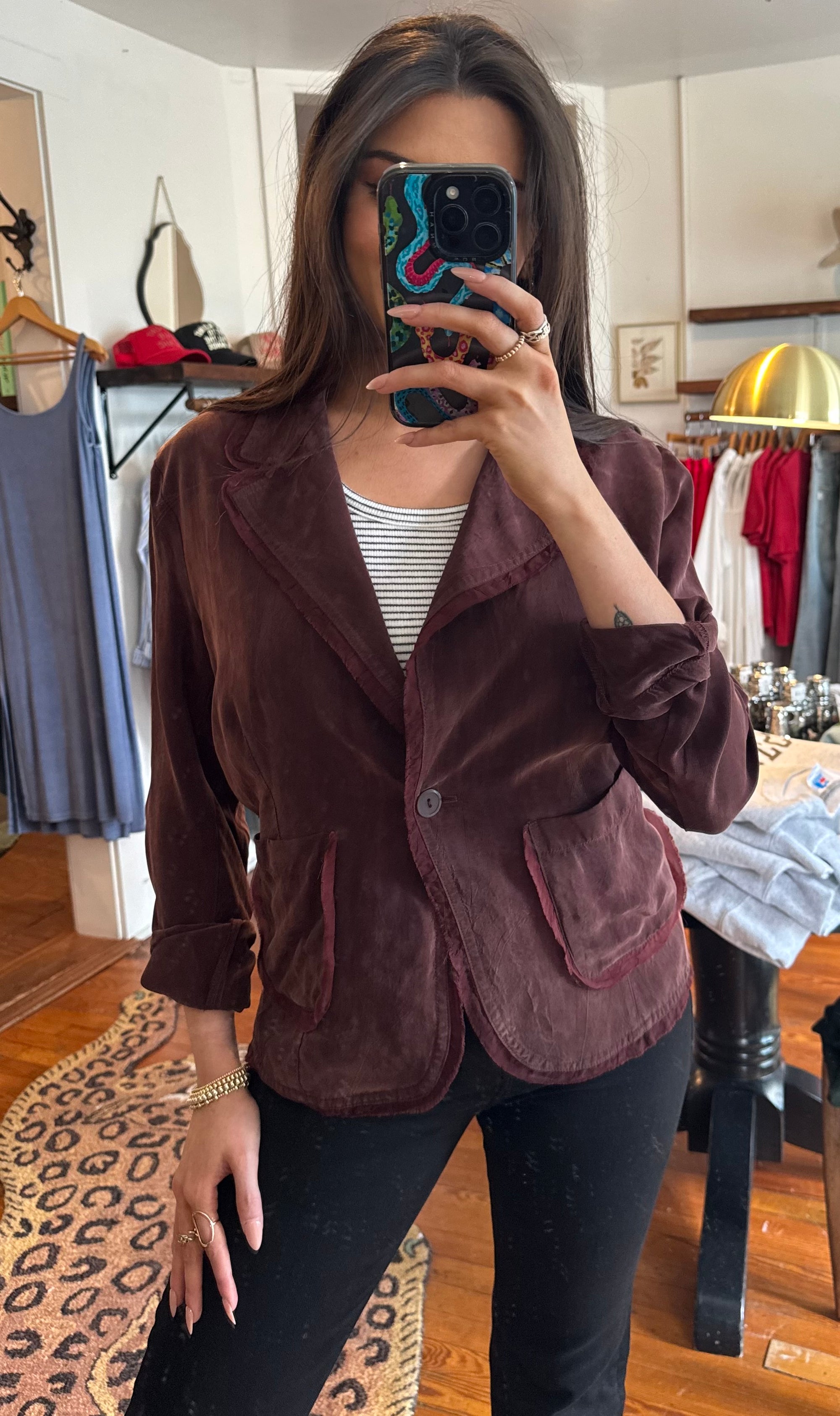 Pinot Raw Edge Blazer