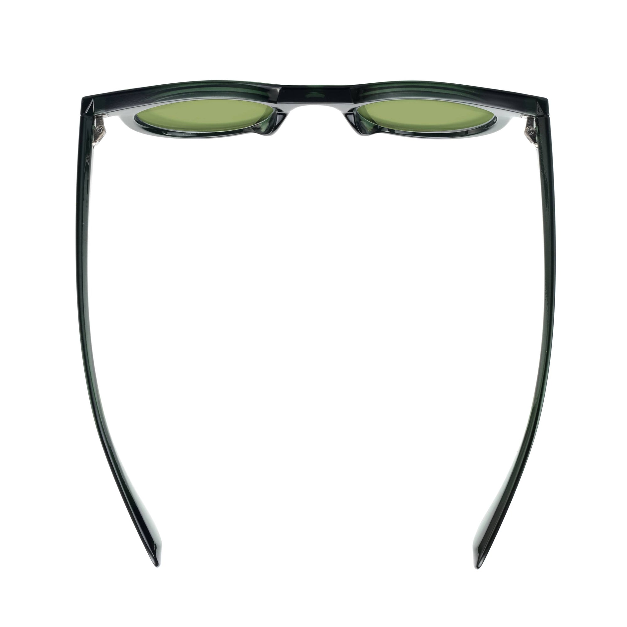 MILO |Transparent Green| Green Lens | Polarized Sunglasses.