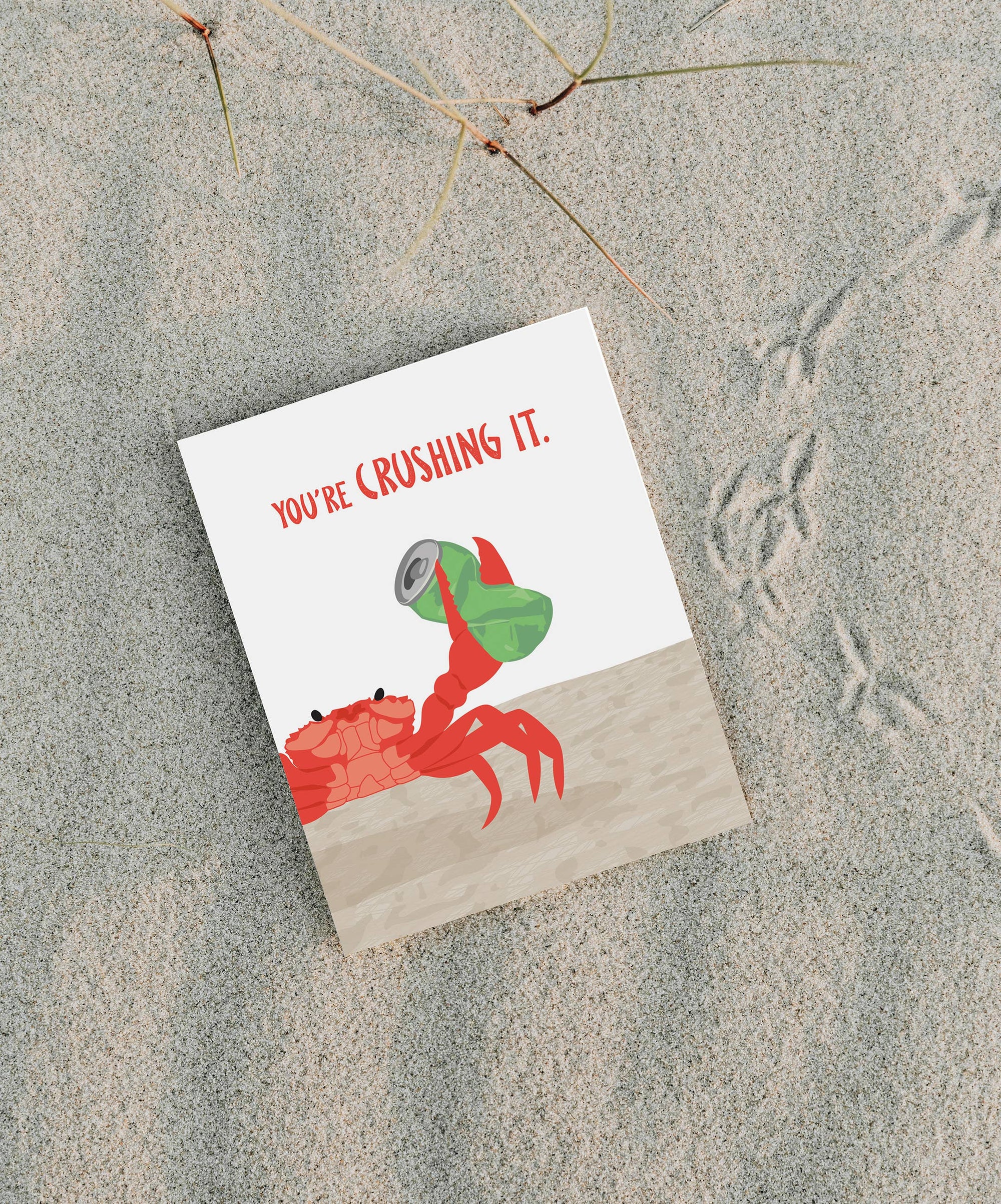 You're Crushing It Congrats Card