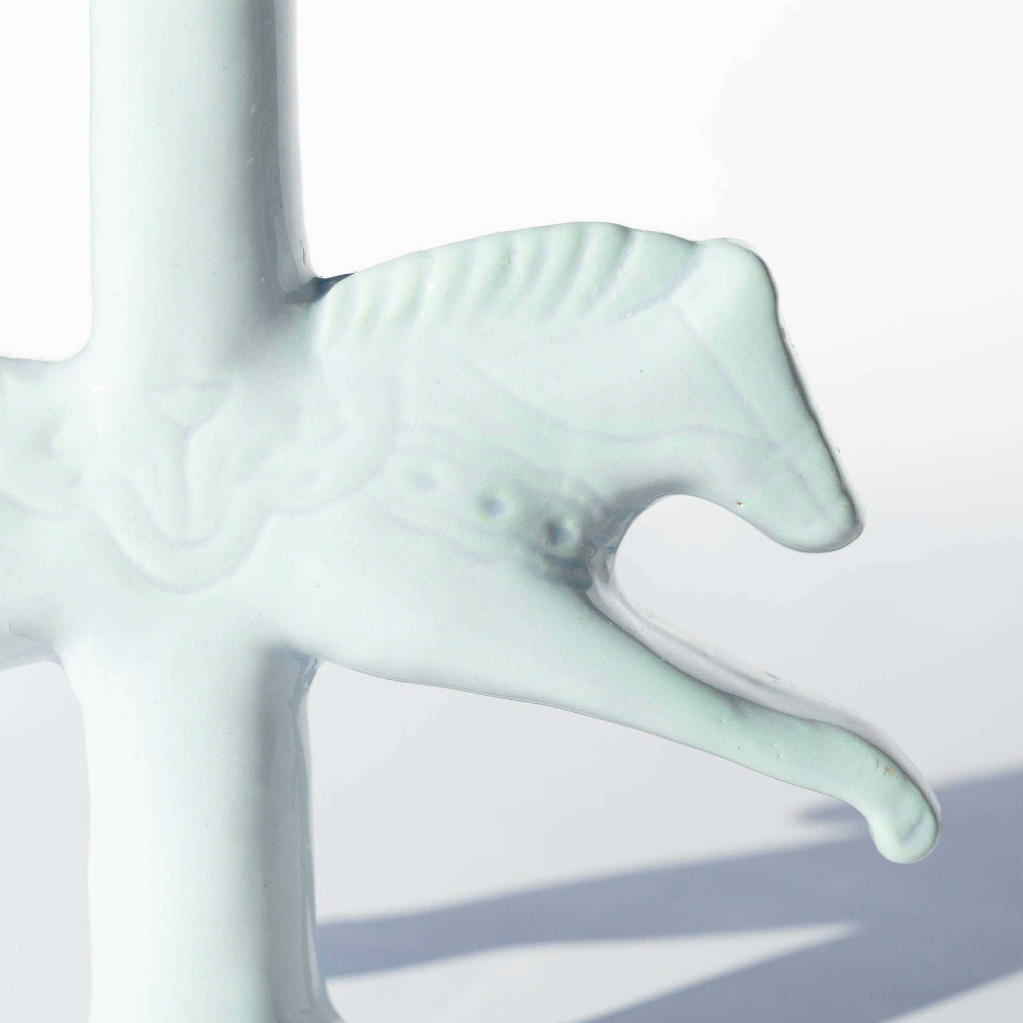 Blue Dala Horse Candlestick Holder